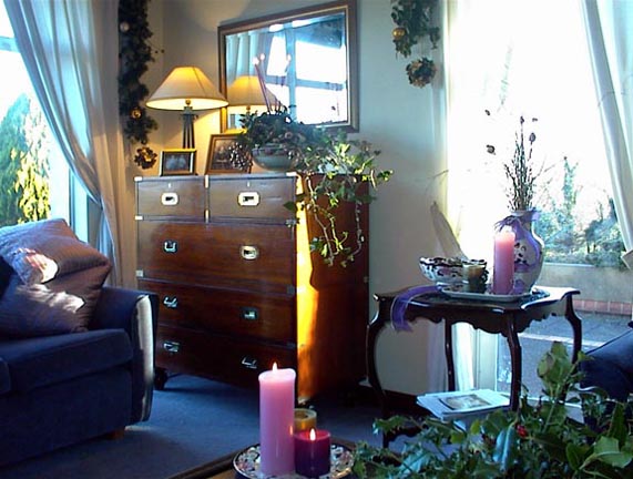 Winter Sun in the Lounge at Clanwilliam Lodge